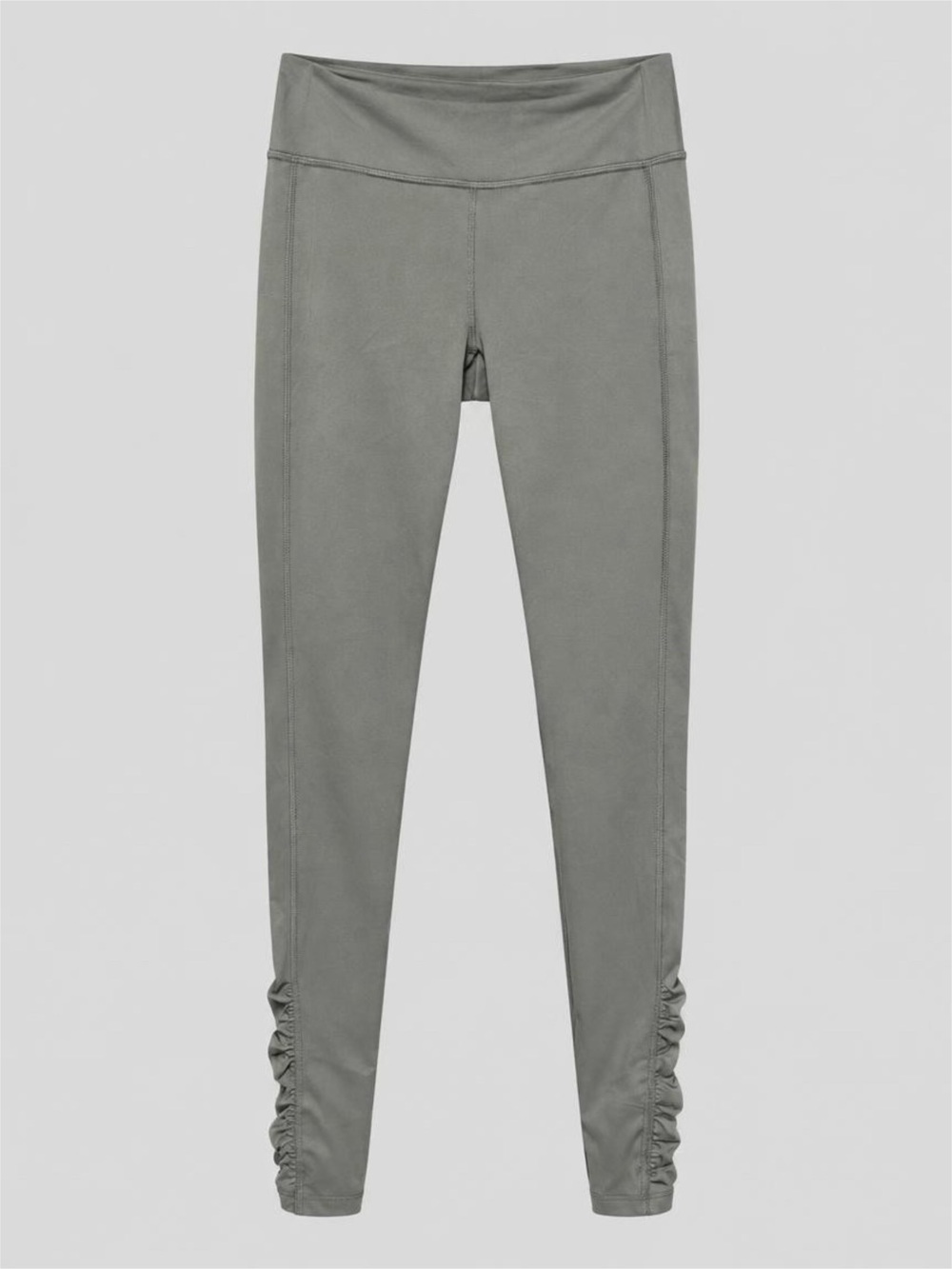 Gray Ruched Leggings